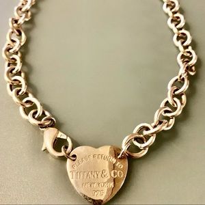Please Return to Tiffany & Co Heart Tag Necklace